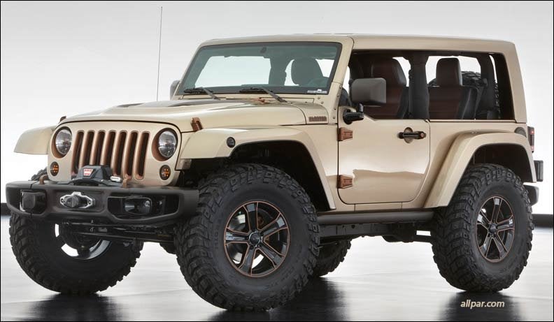 Jeep Wrangler Flattop: 2013 Moab concept | Allpar Forums