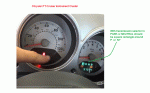 Trip computer Speedometer Odometer Window Gauge